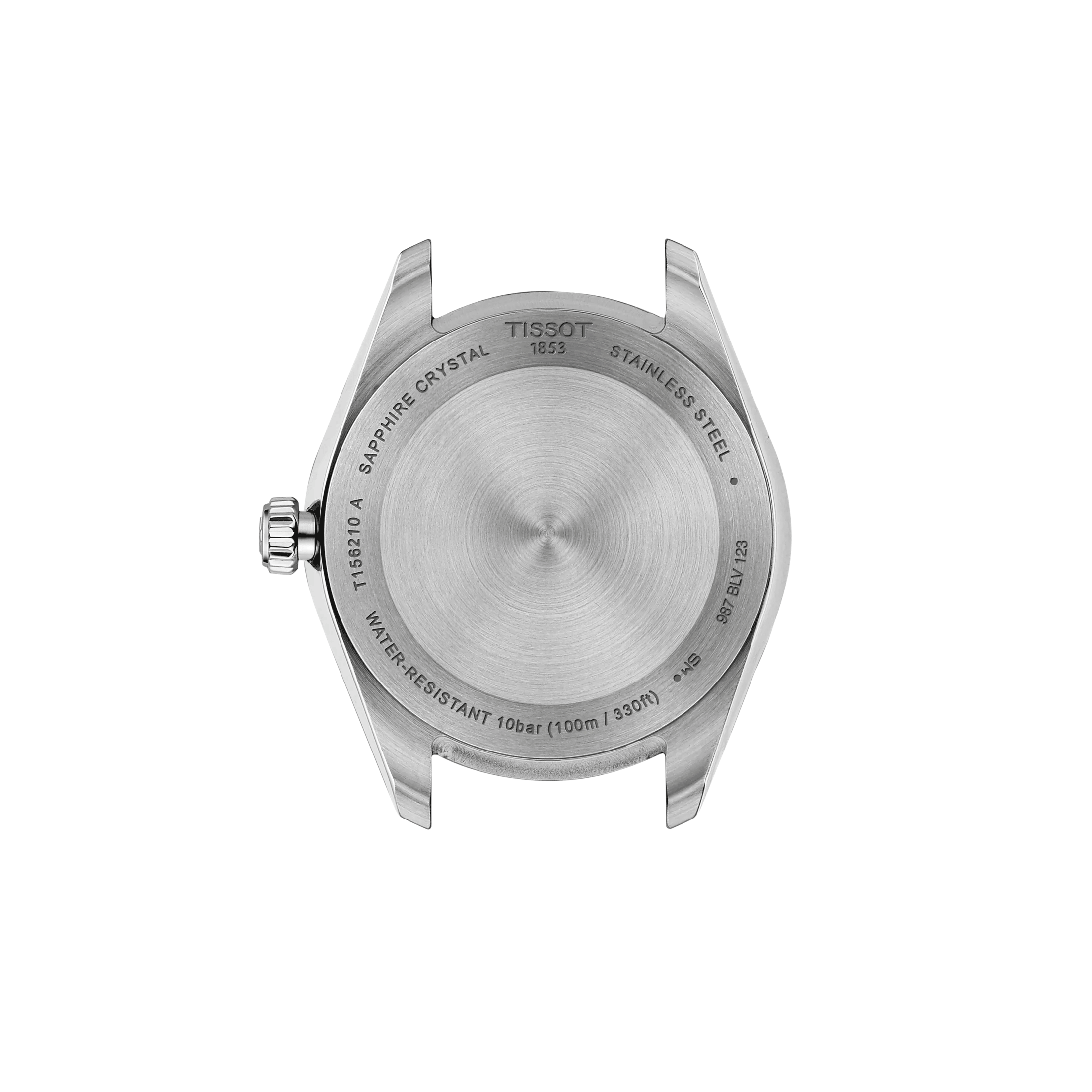 Montre Tissot T-Classic Ballade quartz cadran bleu bracelet acier et pvd or rose 34 mm T156.210.22.041.00