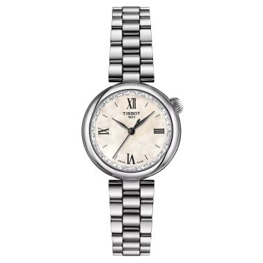 Montre Tissot Désir quartz cadran couleur nacre blanche bracelet acier 28 mm T152.010.11.118.00
