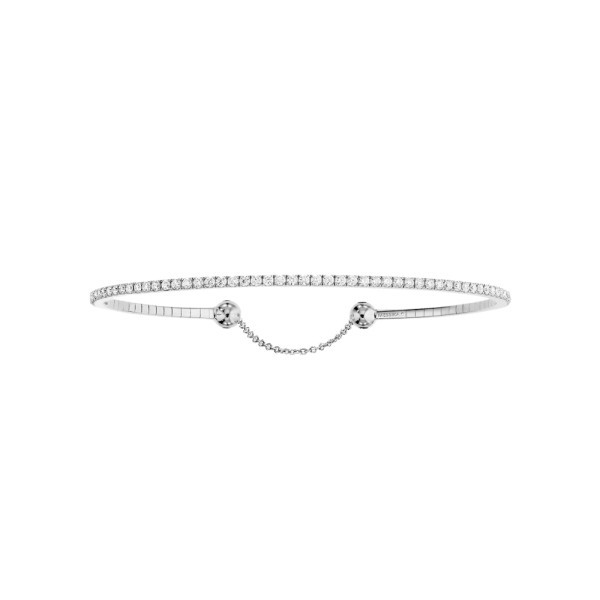 Bracelet Messika Skinny en or blanc et diamants 0,90 carat