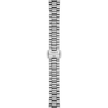 Tissot Désir quartz watch diamond hour markers white mother-of-pearl dial steel bracelet 28 mm