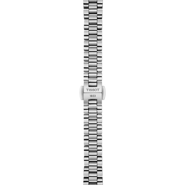 Tissot Désir quartz watch diamond hour markers white mother-of-pearl dial steel bracelet 28 mm
