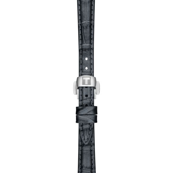 Montre Tissot Désir quartz cadran gris bracelet cuir gris 28 mm T152.010.16.038.00