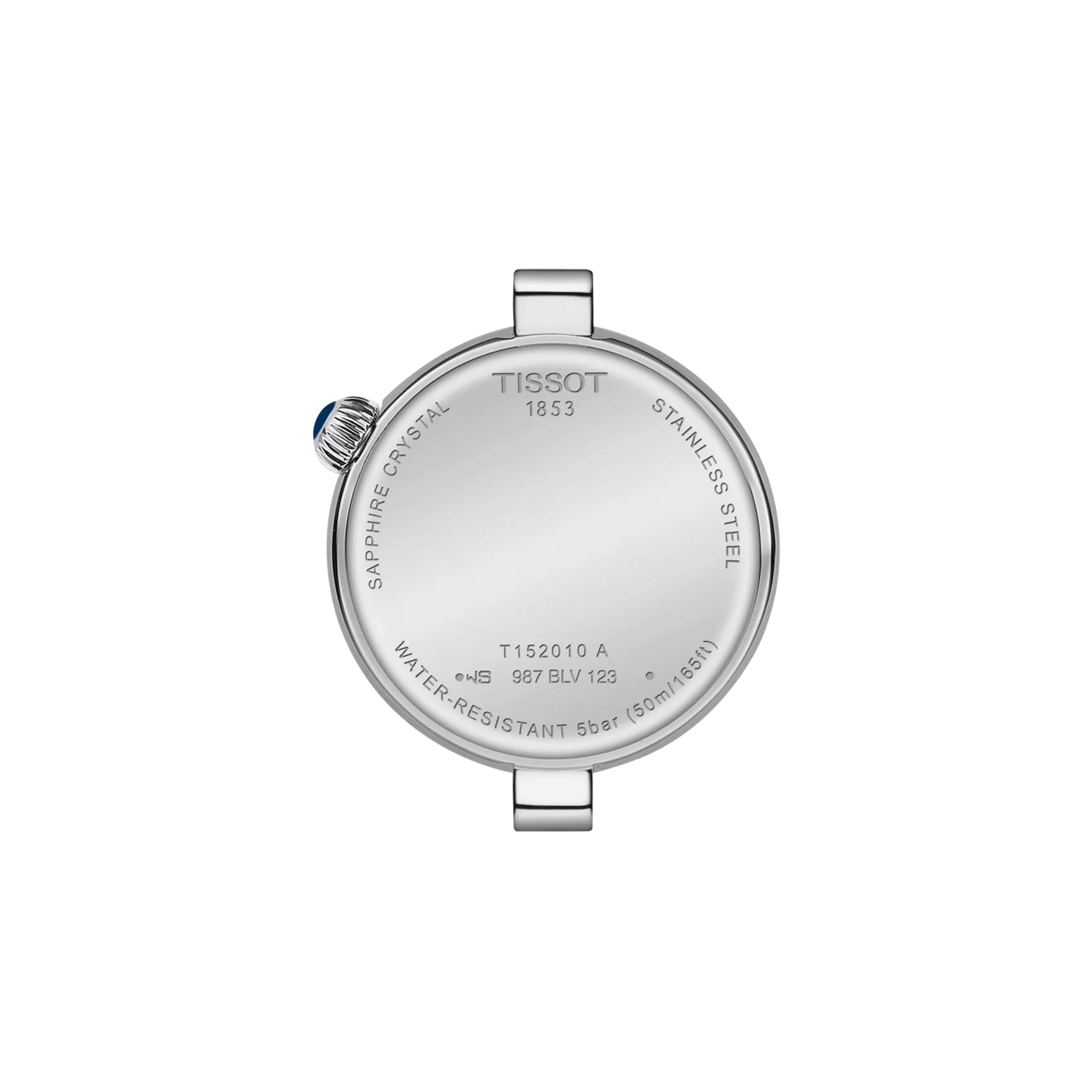 Montre Tissot Désir quartz cadran gris bracelet cuir gris 28 mm T152.010.16.038.00