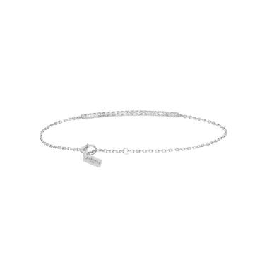 Bracelet Messika Barrette Gatsby en or blanc et diamants