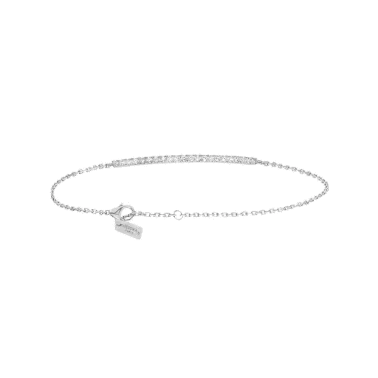 Bracelet Messika Barrette Gatsby en or blanc et diamants