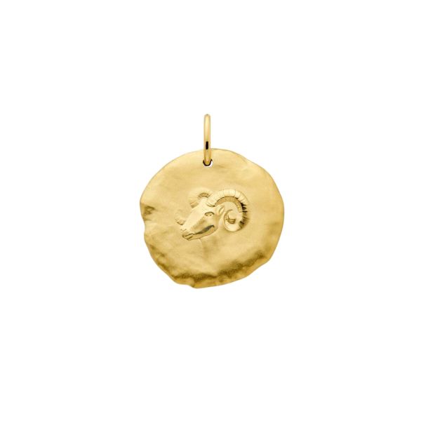Médaille Arthus Bertrand Astro Bélier en or jaune 23 mm