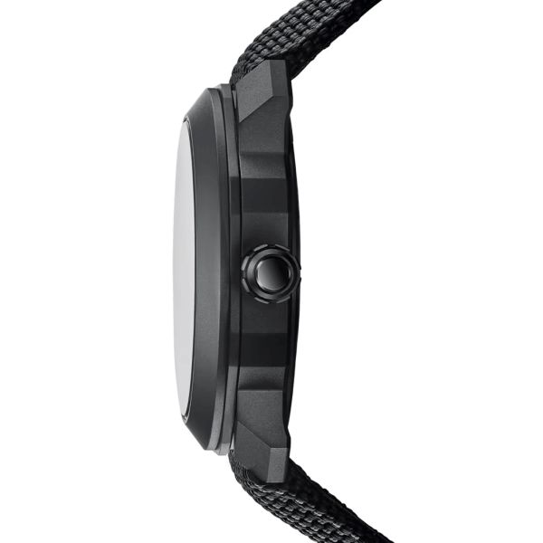 Bulgari Octo Roma WorldTimer automatic watch black dial black rubber strap 41 mm 103486