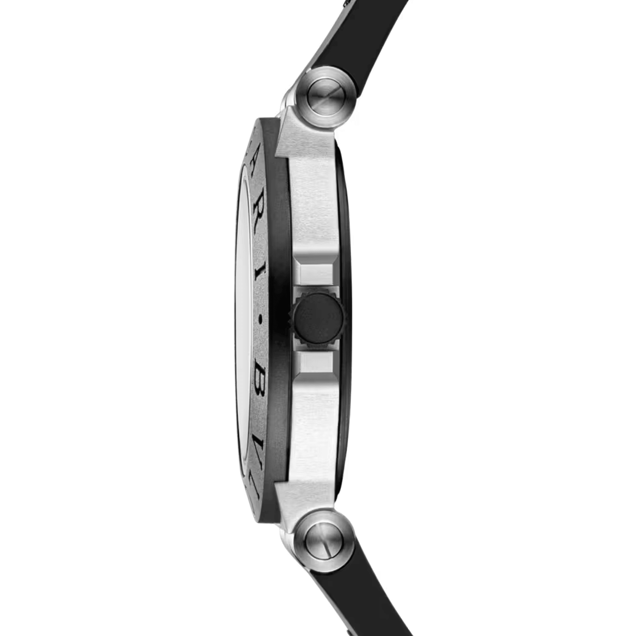 Montre Bulgari Bvlgari Aluminium GMT automatique cadran blanc bracelet caoutchouc noir 40 mm 103963