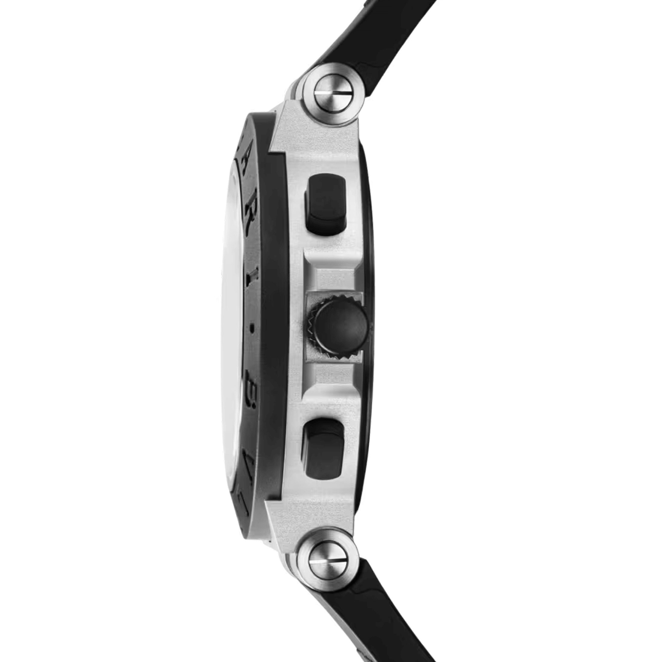 Montre Bulgari Bvlgari Aluminium Chronographe automatique cadran gris bracelet caoutchouc noir 41 mm 103722