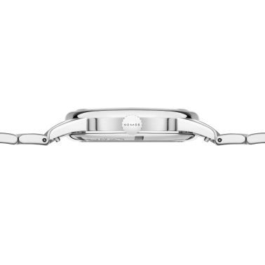 Montre Nomos Club Sport Neomatik 34 Rosé automatique fond saphir cadran rose bracelet acier 34 mm