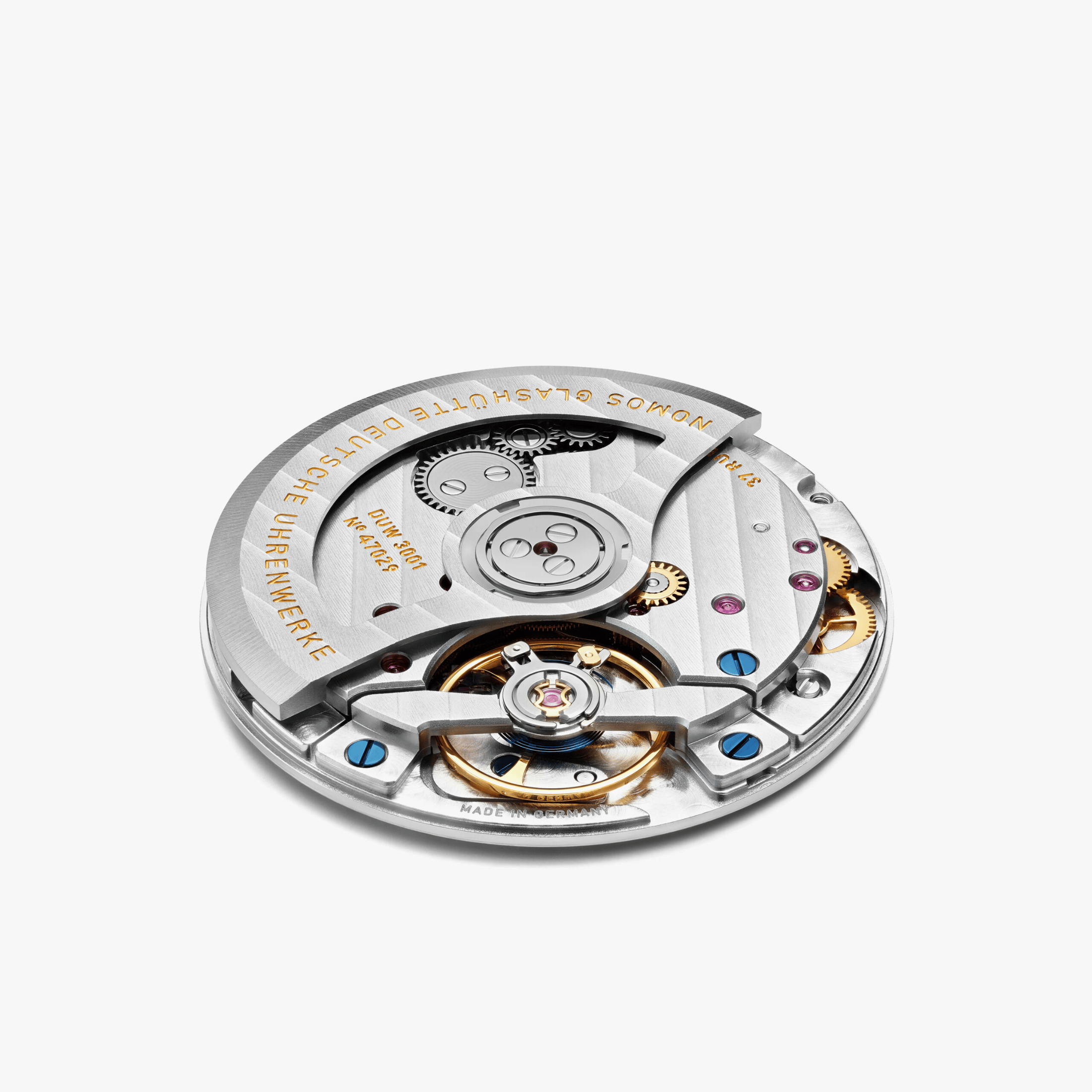 Montre Nomos Club Sport Neomatik 34 Rosé automatique fond saphir cadran rose bracelet acier 34 mm
