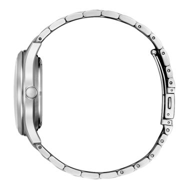 Citizen Crystal 7 Mechanical Day Date automatic white dial steel bracelet 40 mm
