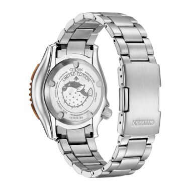 Montre Citizen Promaster Marine Fugu automatique cadran cuivre bracelet acier 42 mm