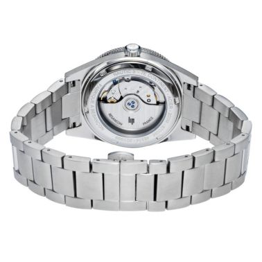 Lip Nautic 3 "7ème Continent" automatic blue dial steel bracelet 39 mm