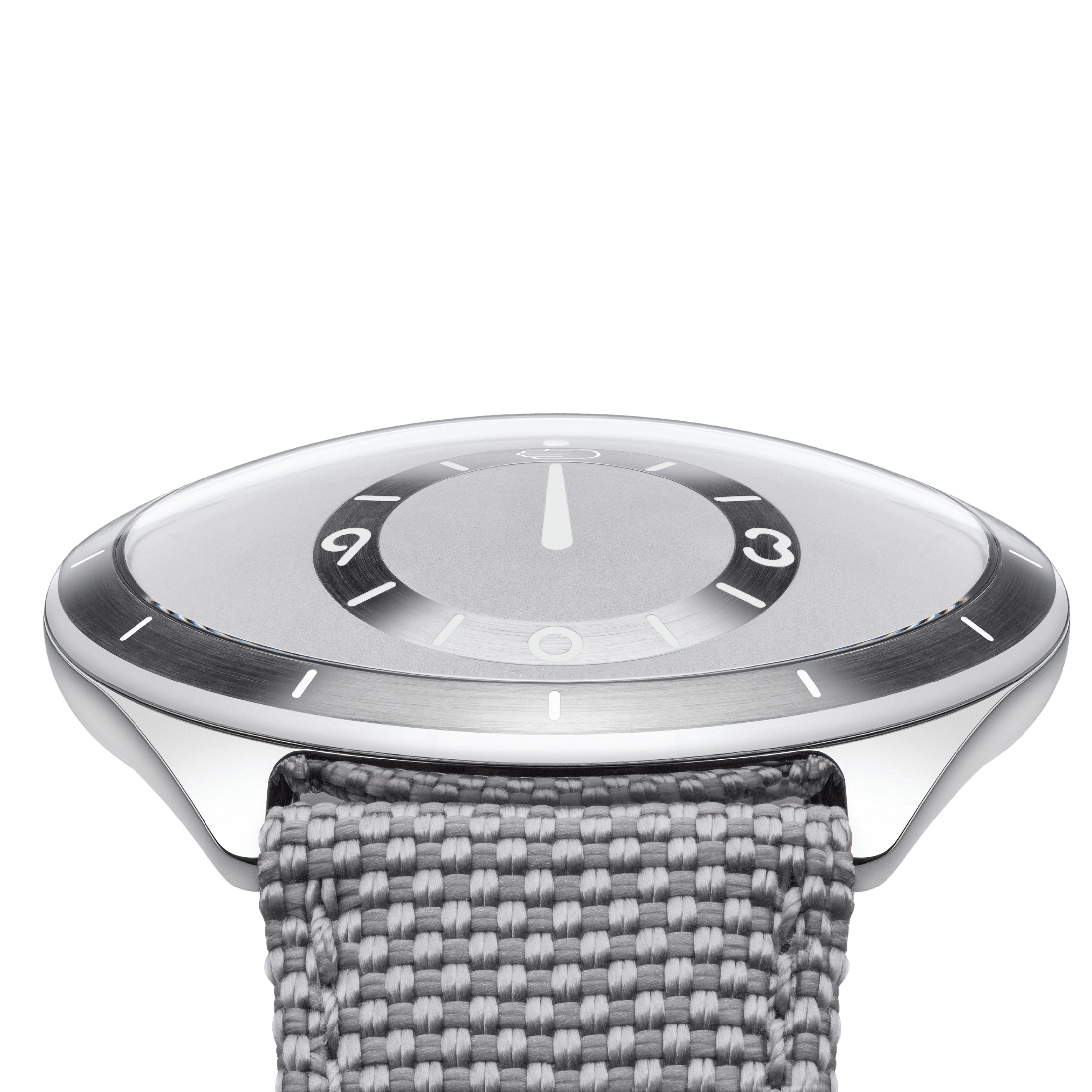 Ressence TYPE 9 Grey titanium automatic grey dial synthetic woven strap 39 mm