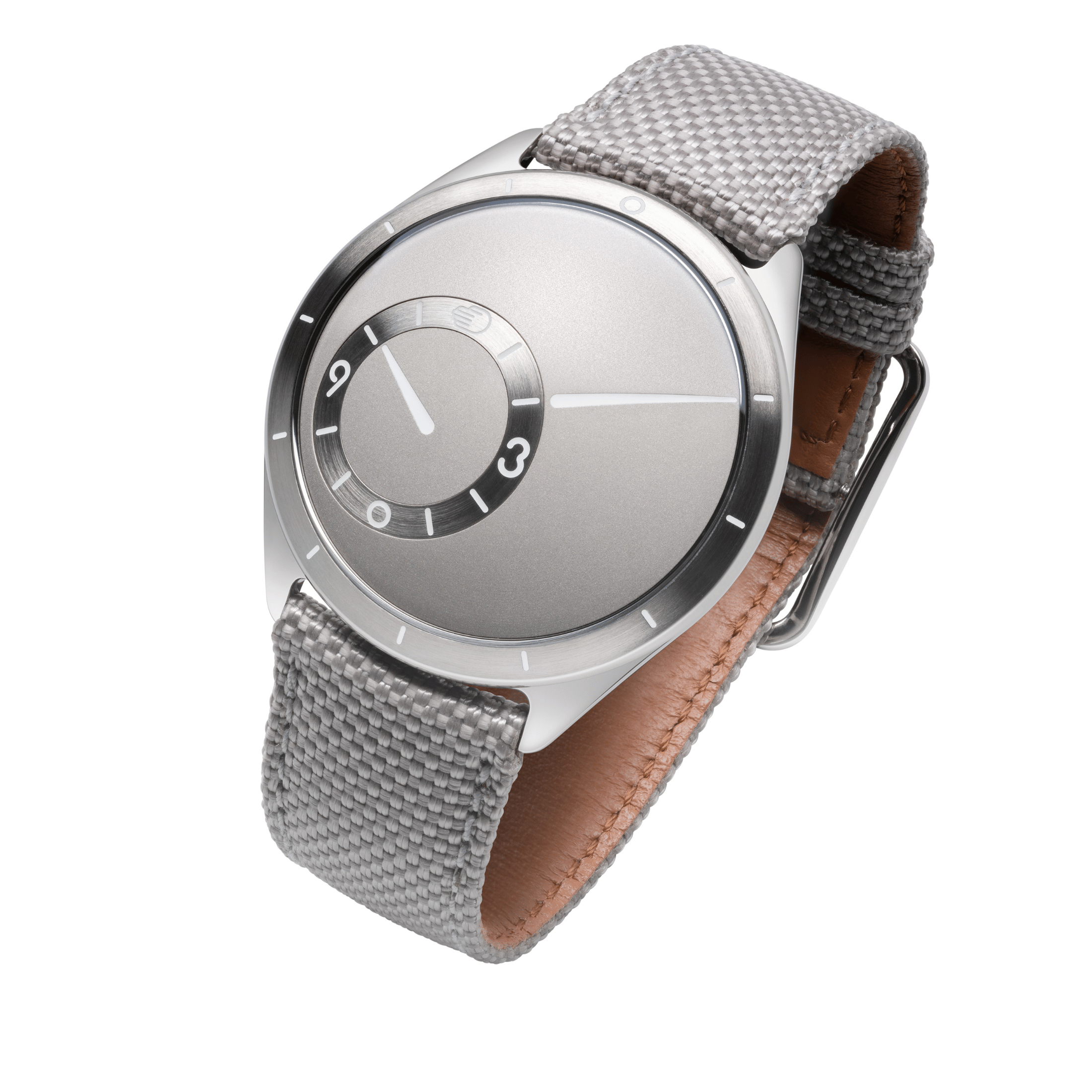 Montre Ressence TYPE 9 Grey titane automatique cadran gris bracelet synthétique tissé 39 mm