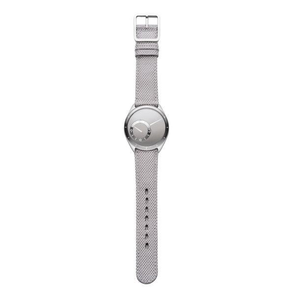 Ressence TYPE 9 Grey titanium automatic grey dial synthetic woven strap 39 mm