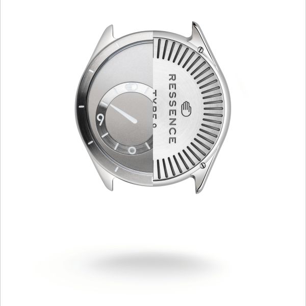 Ressence TYPE 9 Grey titanium automatic grey dial synthetic woven strap 39 mm