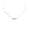 Collier Messika Baby Move Pavé en or jaune et diamants
