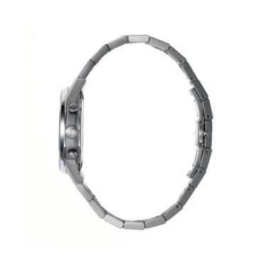Montre Lip Himalaya Chronographe Quartz cadran noir bracelet acier 40 mm