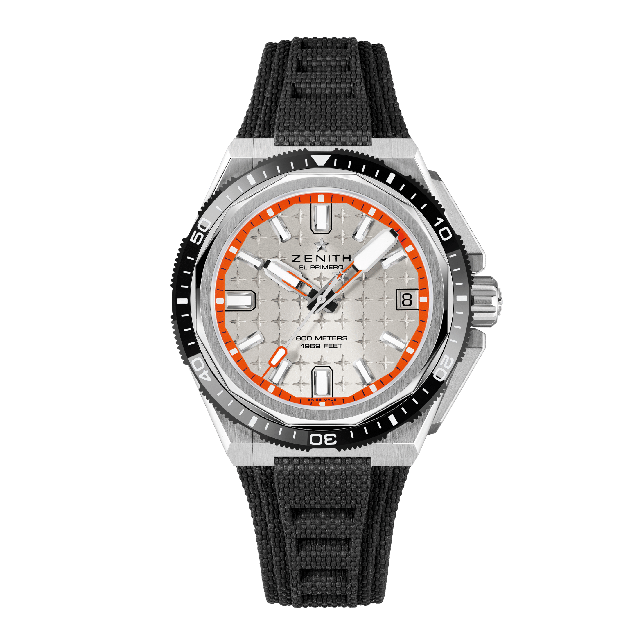 Zenith Defy Extreme Diver El-Primero automatic silver dial titanium bracelet 42,5 mm