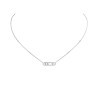 Collier Messika Baby Move en or blanc et diamants