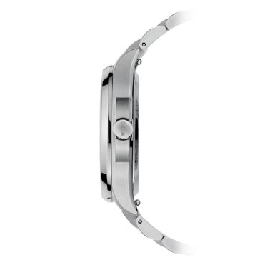 Montre Mido Multifort TV automatique index diamants cadran nacre blanche bracelet acier 35 mm