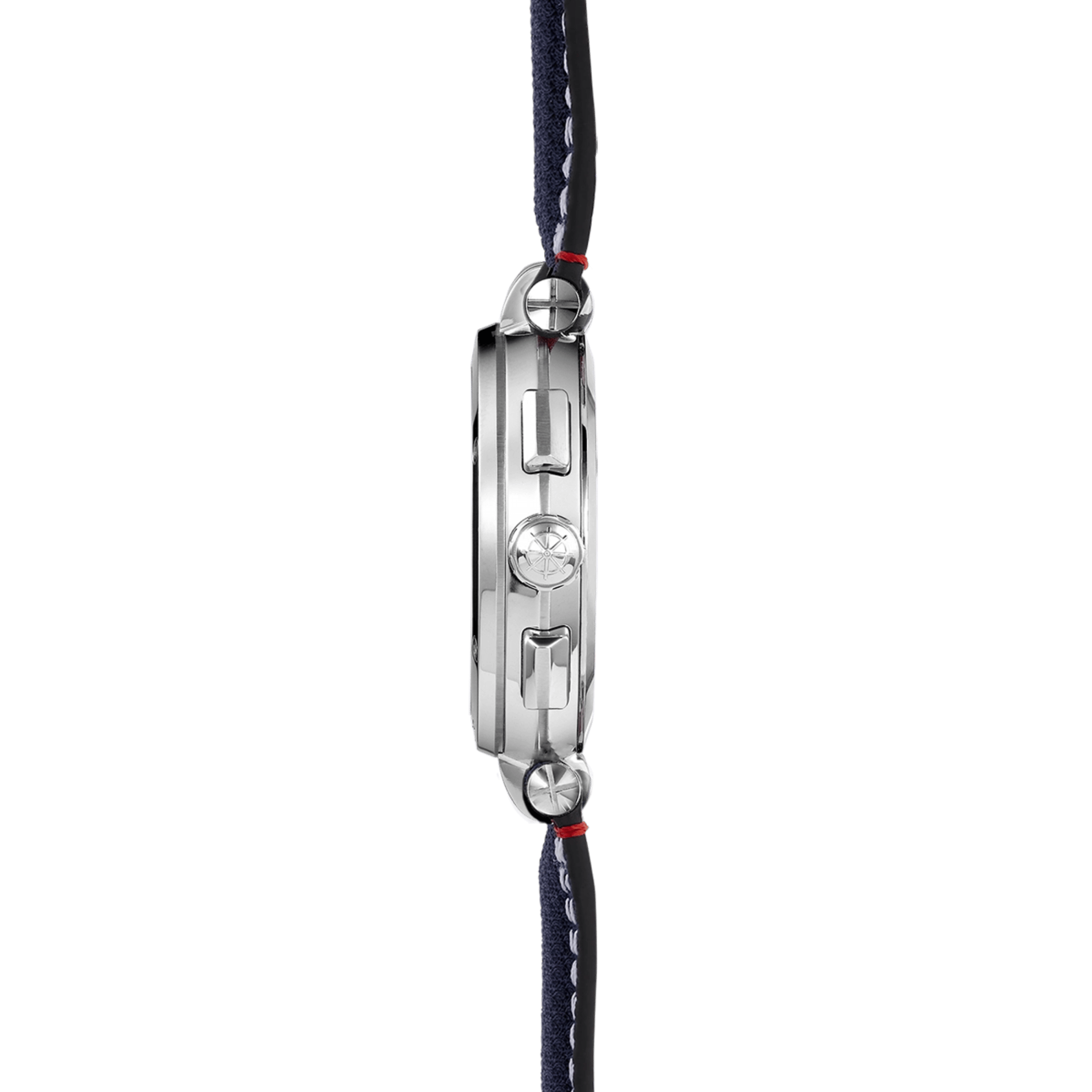 Herbelin Newport Chrono quartz blue dial fabric strap 40,5 mm