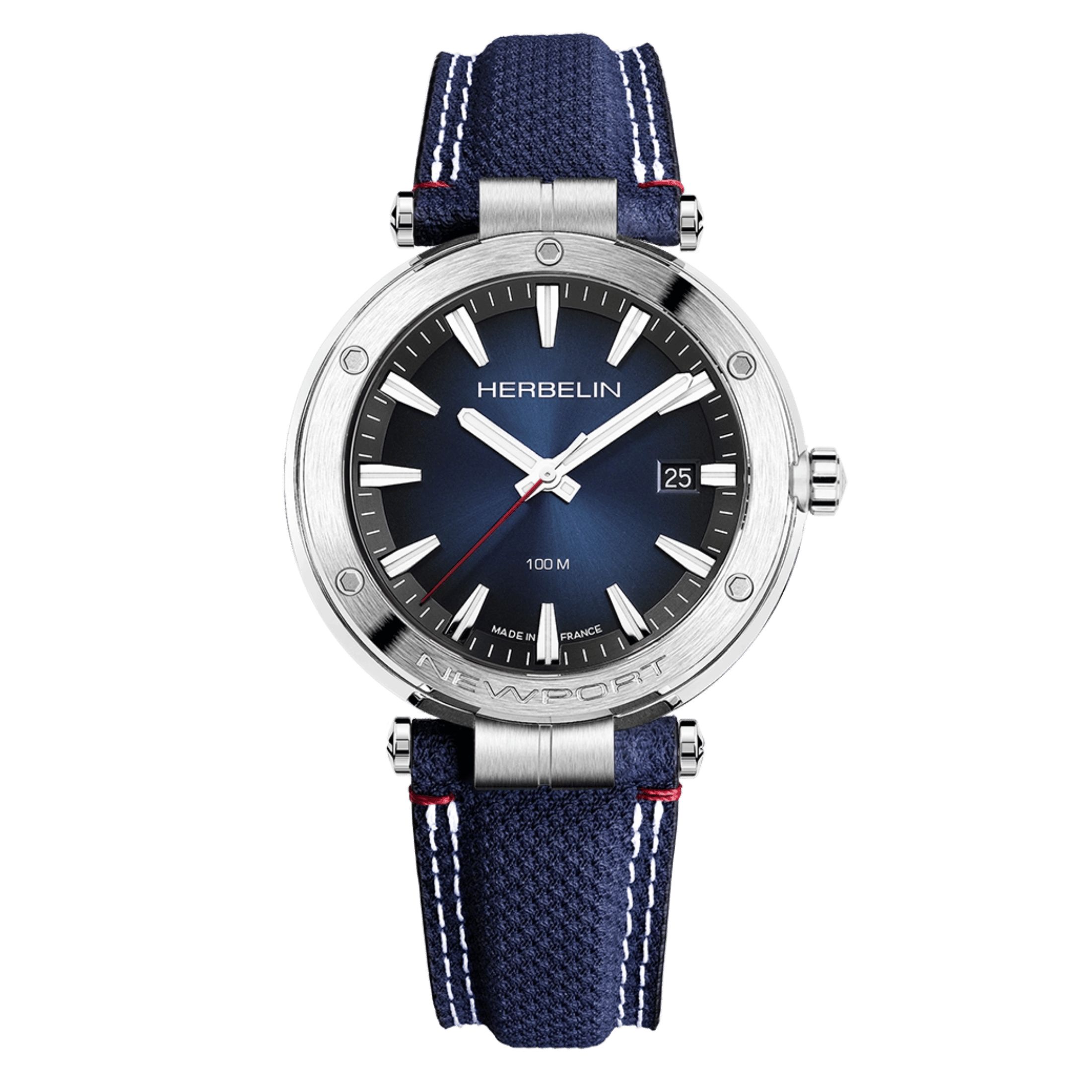 Herbelin Newport Quartz Date 40,5 mm 12288A15BL Lepage