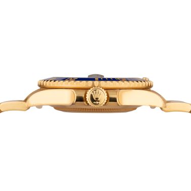 Rolex Submariner Date 18k yellow gold 116618LB automatic 40 mm stickered