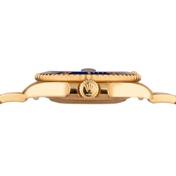 Montre Rolex Submariner Date or jaune 116618LB automatique 40 mm stickée