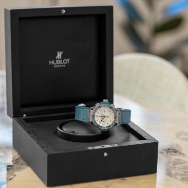 Montre Hublot Big Bang Tutti Frutti Blue Topaz automatique 41 mm Full Set