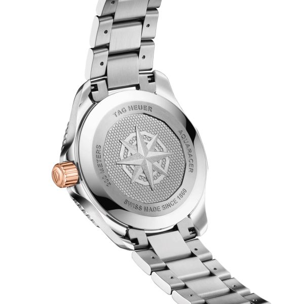 TAG Heuer Aquaracer Professional 200 Solargraph rose gold plated steel 40 mm WBP1121.BB0003