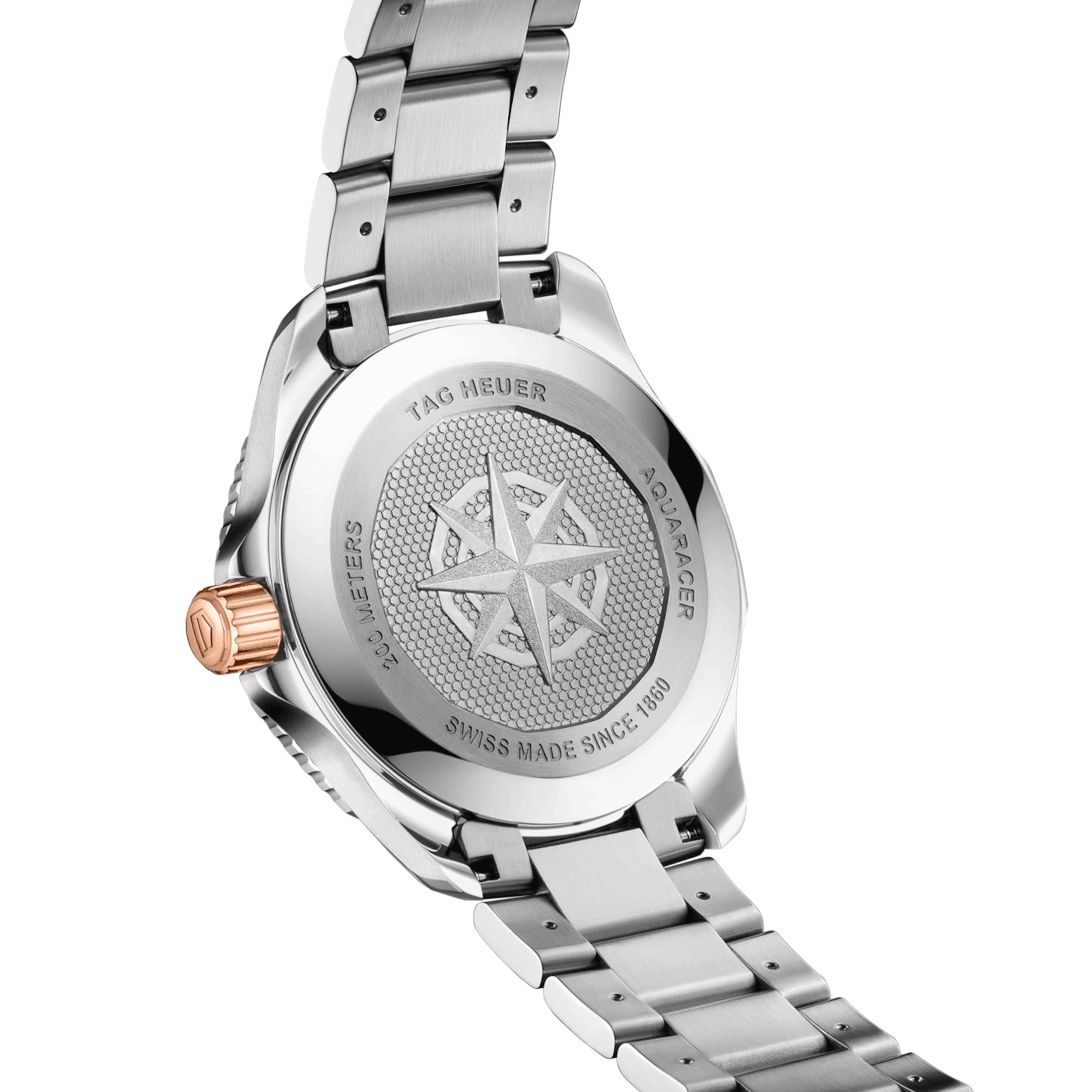 TAG Heuer Aquaracer Professional 200 Solargraph rose gold plated steel 40 mm WBP1121.BB0003