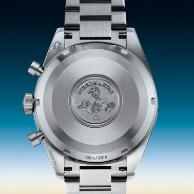 Montre Omega Speedmaster Pilot "Flight Qualified" Master Chronometer automatique cadran noir bracelet acier 40,85 mm