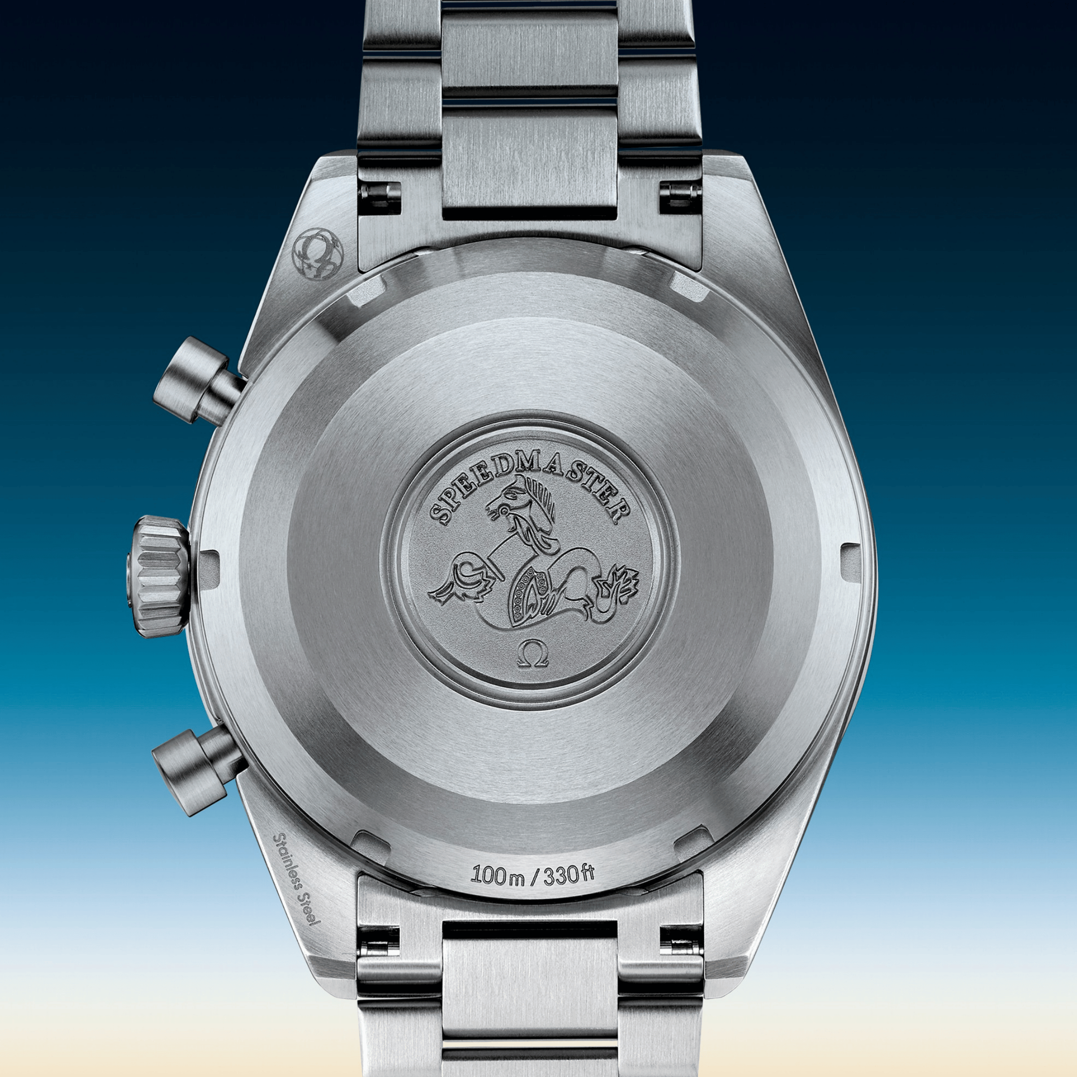 Montre Omega Speedmaster Pilot "Flight Qualified" Master Chronometer automatique cadran noir bracelet acier 40,85 mm