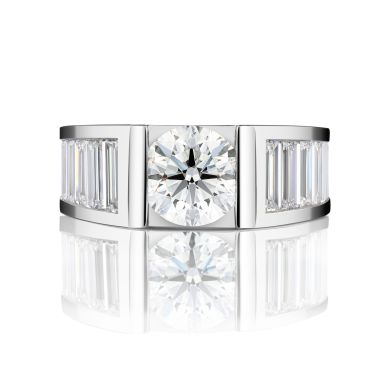Lepage L'Audacieuse ring in white gold and diamonds