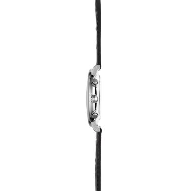 Herbelin Inspiration Chronograph quartz black dial leather strap 40 mm