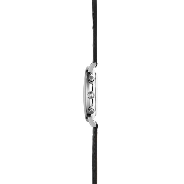 Herbelin Inspiration Chronograph quartz black dial leather strap 40 mm