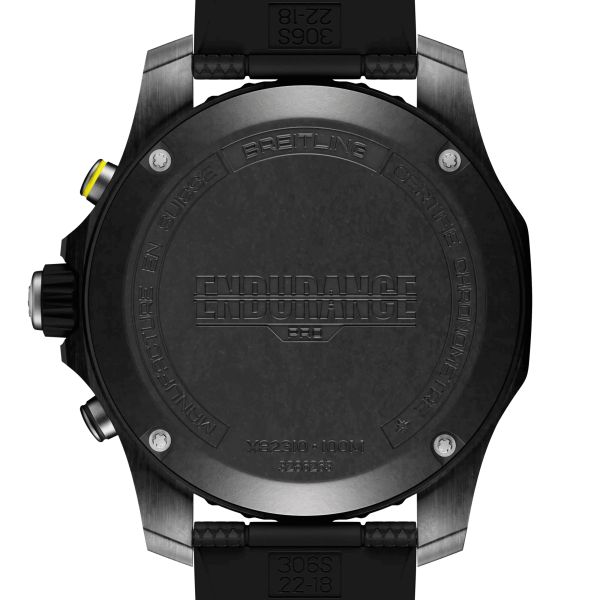 Montre Breitling Professional Endurance Pro quartz cadran noir bracelet caoutchouc noir 44 mm X82310E51B1S2