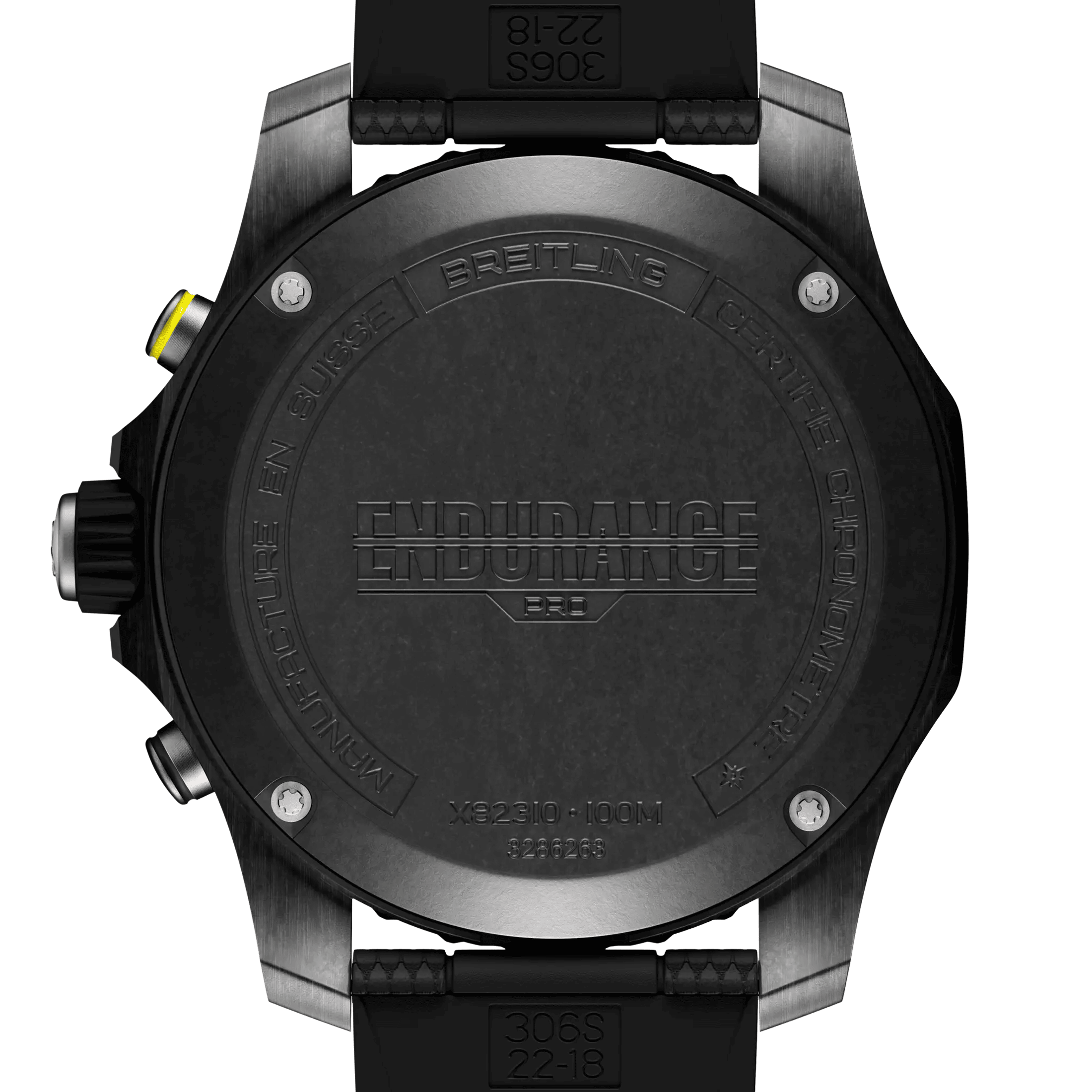 Montre Breitling Professional Endurance Pro quartz cadran noir bracelet caoutchouc noir 44 mm X82310E51B1S2