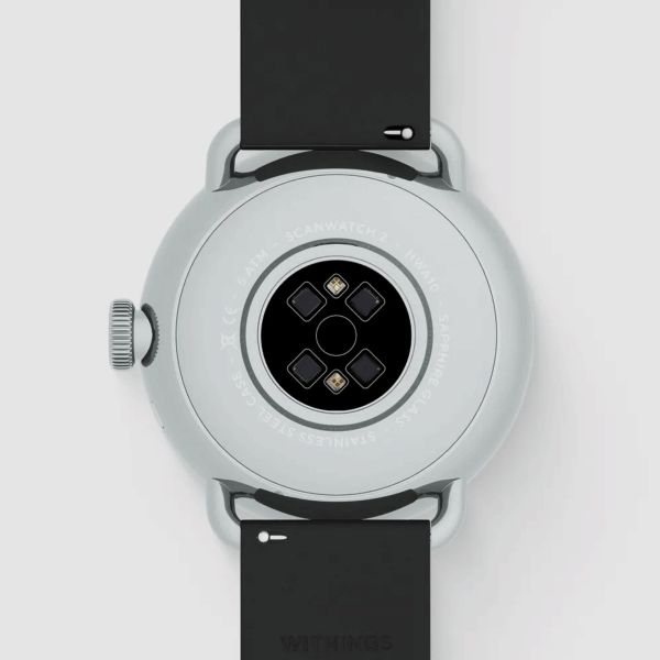 Montre connectée Withings ScanWatch 2 cadran noir bracelet silicone noir 38 mm WSW 238 BLACK