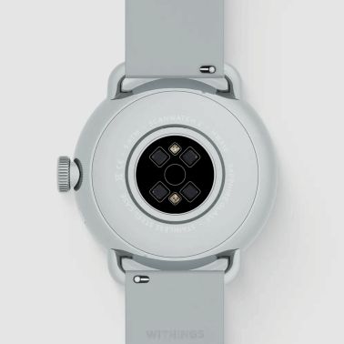 Montre connectée Withings ScanWatch 2 cadran blanc bracelet silicone blanc 38 mm WSW 238 WHITE