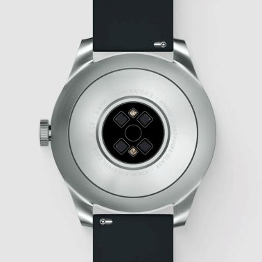 Withings ScanWatch 2 connected watch black dial black silicone strap 42 mm WSW 242 BLACK