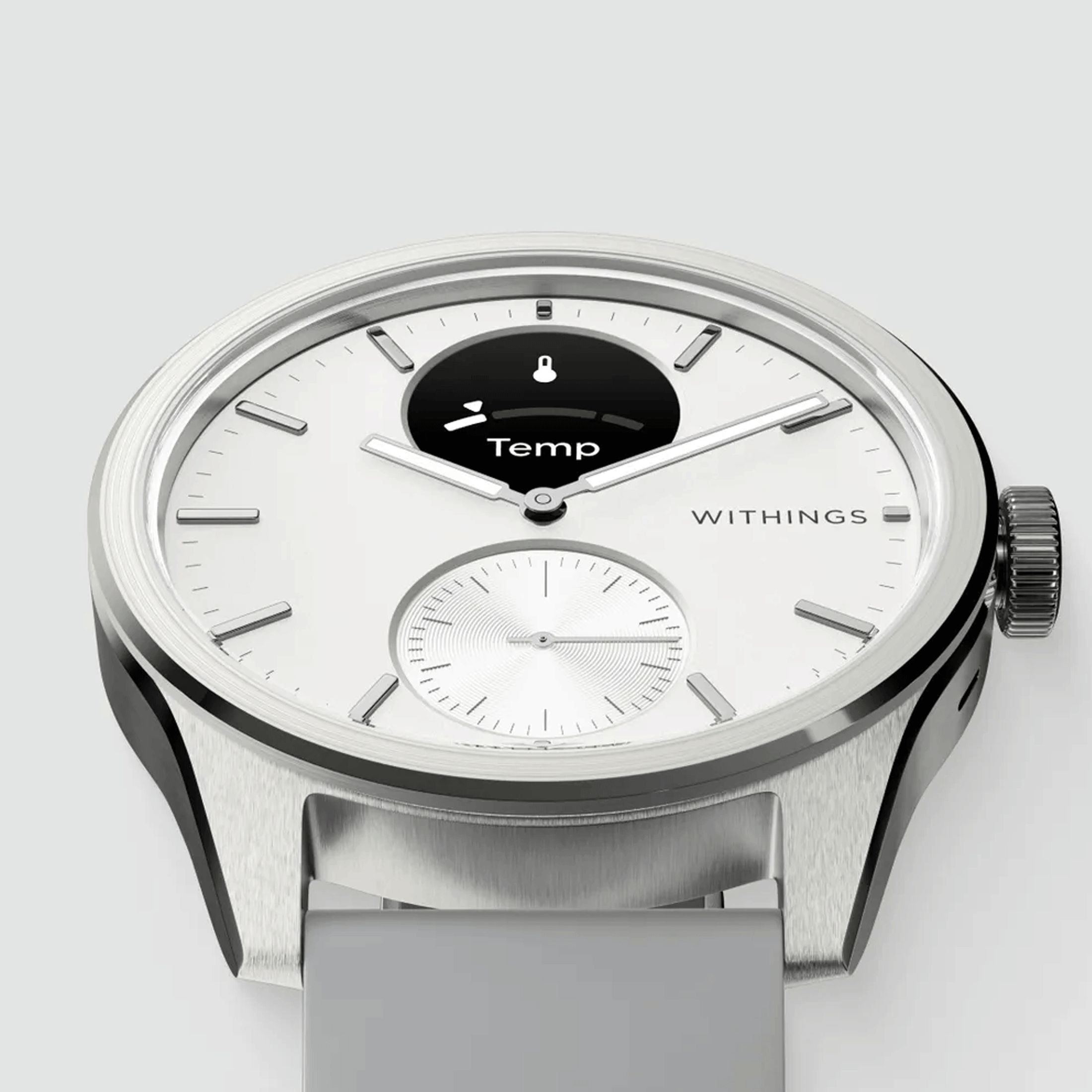 Withings ScanWatch Black Watch 42 mm WSW 242 WHITE Lepage