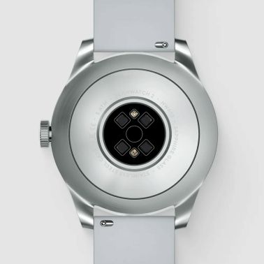 Withings ScanWatch 2 connected watch white dial white silicone strap 42 mm WSW 242 WHITE