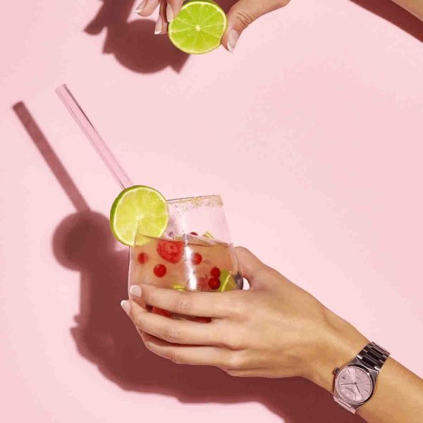 Montre Frédérique Constant Highlife Ladies automatique cadran rose bracelet acier 34 mm