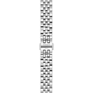 Tissot T-Classic Le Locle Lady automatic watch diamond hour markers green dial steel bracelet 29 mm T006.207.11.096.00