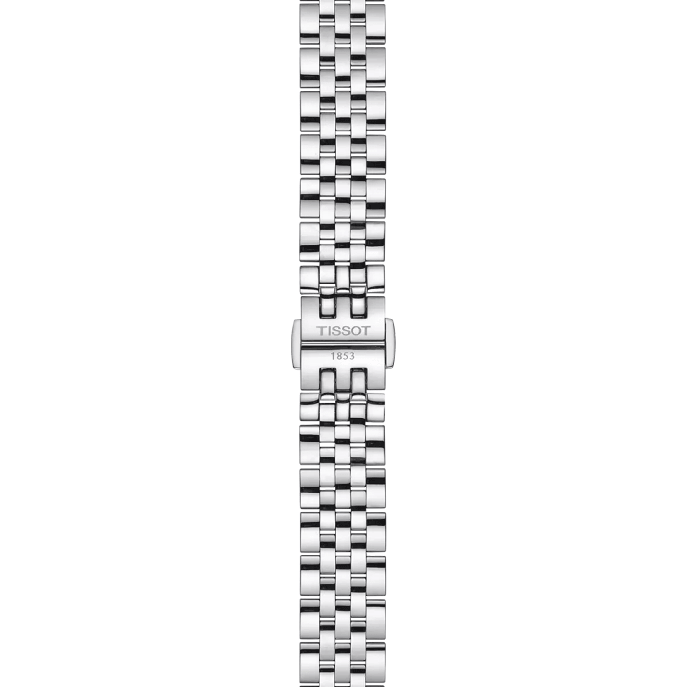 Tissot T-Classic Le Locle Lady automatic watch diamond hour markers green dial steel bracelet 29 mm T006.207.11.096.00