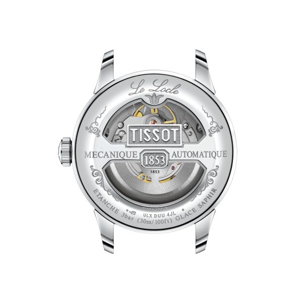 Montre Tissot T-Classic Le Locle Powermatic 80 automatique cadran vert bracelet acier 39,3 mm T006.407.11.093.00